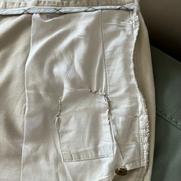 Mens PRESWICK & MOORE Cotton PLEATED Golf CASUAL SHORTS Size 36 - Picture 5 of 9